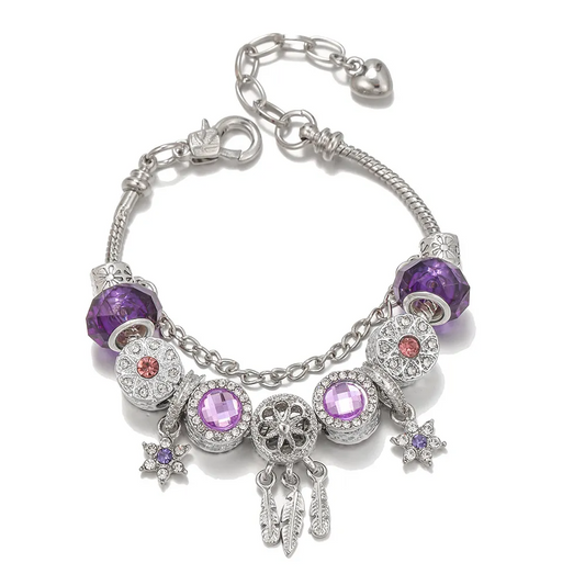 Purple Dream Catcher Bracelet