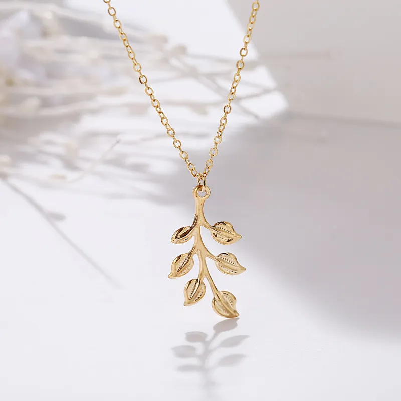 Gold Leaf Necklace